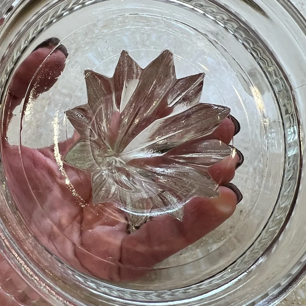 Vintage Clear Glass Lemon Juicer Anchor Hocking